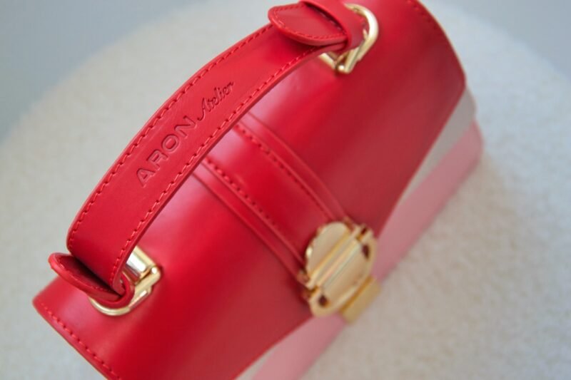 Originele Aron Atelier damestas – schoudertas Hope Rood handtas rood