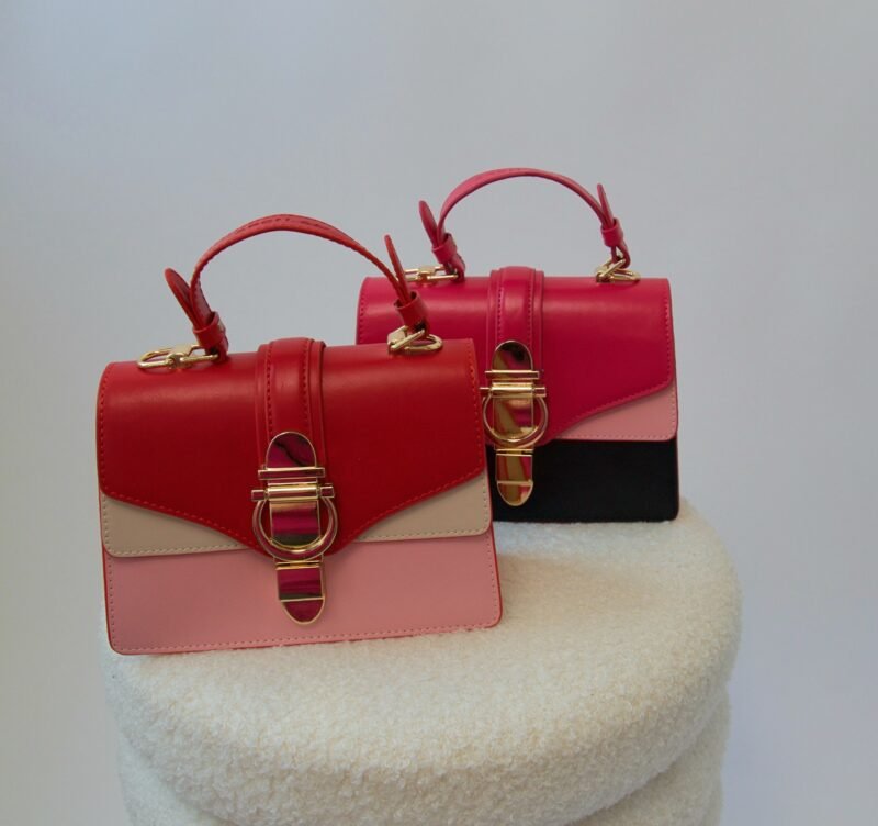 Originele Aron Atelier damestas – schoudertas Hope Rood Handtas rood