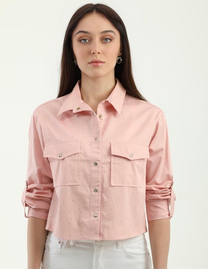 Roze blouse dishe