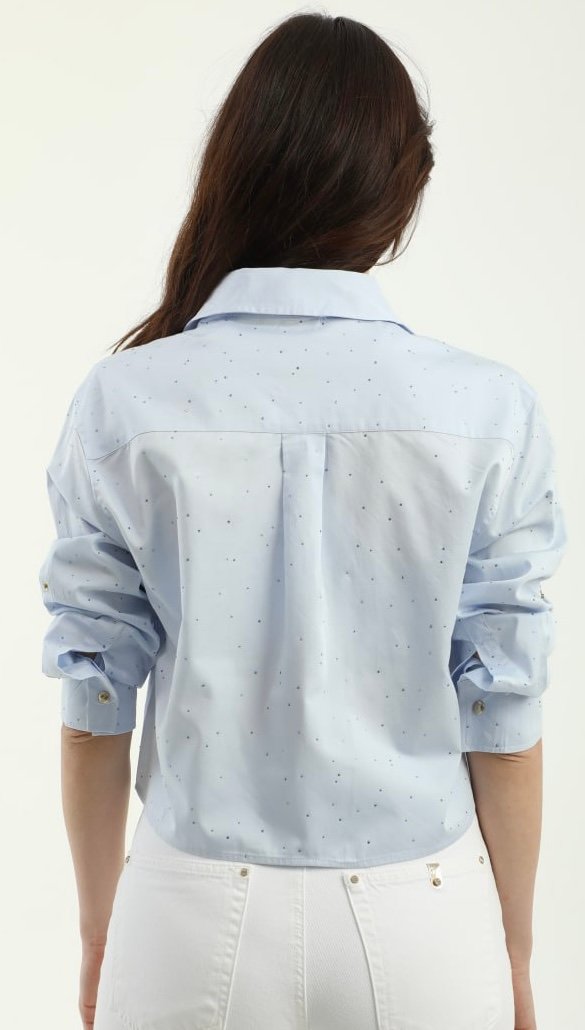 Blauw blouse